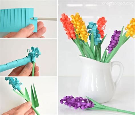 How To Make Paper Hyacinth Flowers