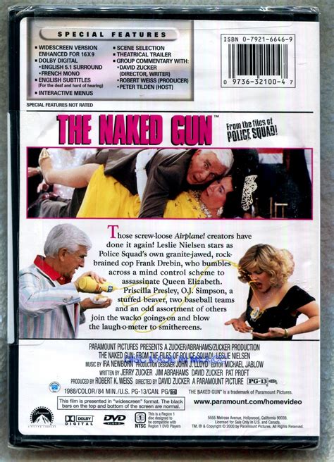 DVD The Naked Gun From The Files Of The Police Squad