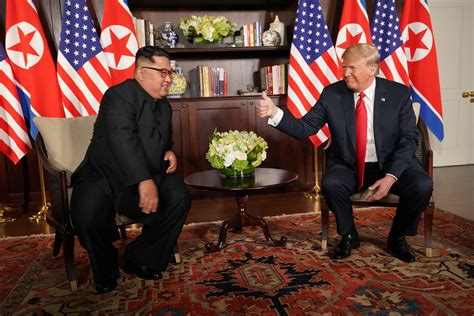 unscripted moments steal the show at trump kim singapore summit the new york times
