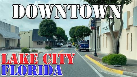 Lake City Florida 4k Downtown Drive Youtube