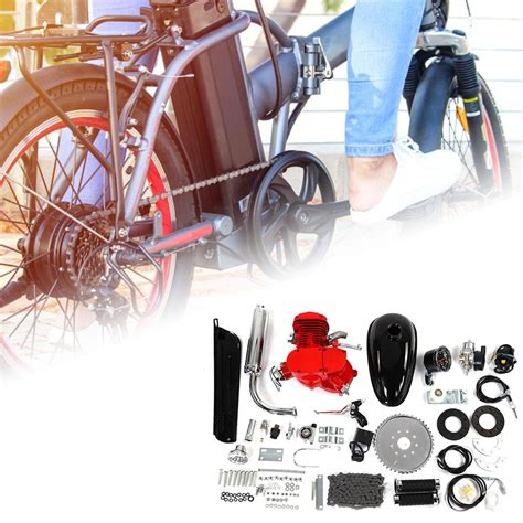 49cc 2 stroke motorized bike kit. Zerone 80CC Bike Motorized Bicycle 2-Stroke Cycle Petrol ...