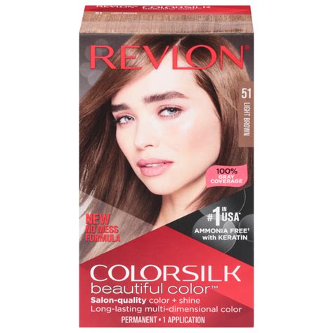 Save On Revlon Colorsilk Beautiful Permanent Hair Color Light Brown 51
