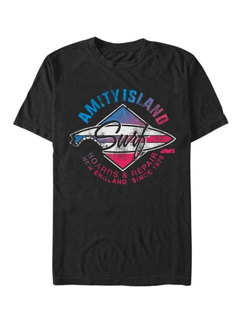 Jaws Amity Island T Shirt Nerdom