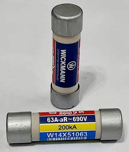 W15x51063 Wickmann 63a 690v Size 14x51mm Semiconductor Fuse At Rs 7