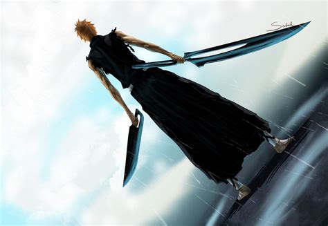 Ichigo S New Zanpakuto Zangetsu Bleach Anime Ichigo Bleach Anime