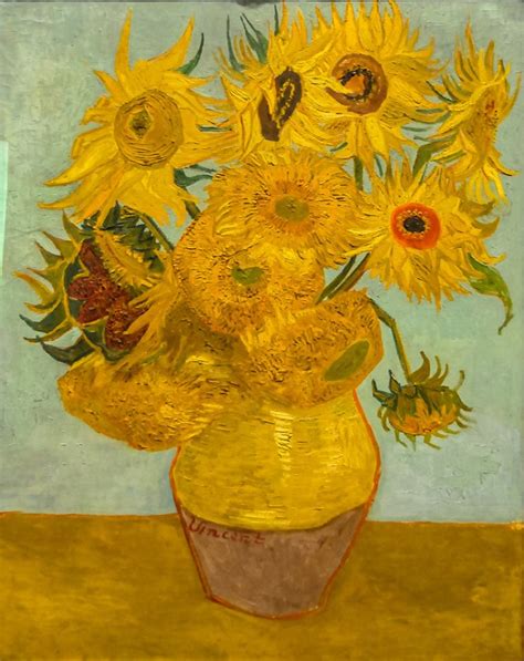Watch the video and find out! Vincent van Gogh's sunflowers around the world | Heavenly ...