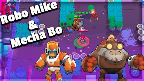 His super ability places a trio of hidden, explosive mines on the ground!. Brawl Stars | Mecha Bo & Robo Mike Twitch Giveaway! | Free ...