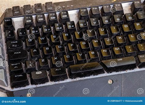 Mechanical Computer Keyboard Dirt Stock Image Image Of Cleaner Dirt