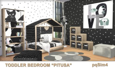 Sims 4 Ccs The Best Toddler Bedroom “pitusa” By Pqsim4