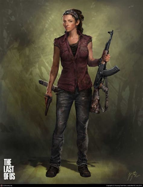 The Last Of Us Tess By Hyoung Nam Illustration 2d Cgsociety