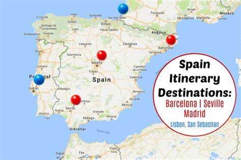 Spain Itinerary Barcelona Seville And Madrid In One Week