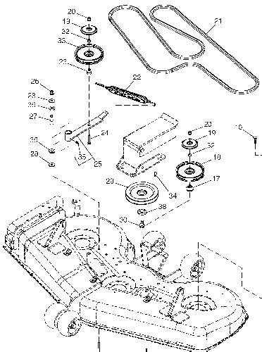 John Deere 110 Belt Diagram