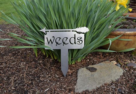 Staked Yard Markers Staked Garden Markers Plant Stakes Herb
