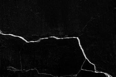 Premium Photo Black Cracked Wall With Large Crack Background Or Texture