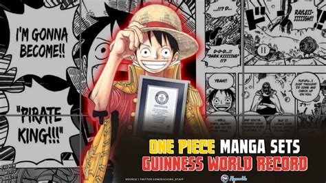 One Piece Manga Sets Guinness World Record Alysworlds