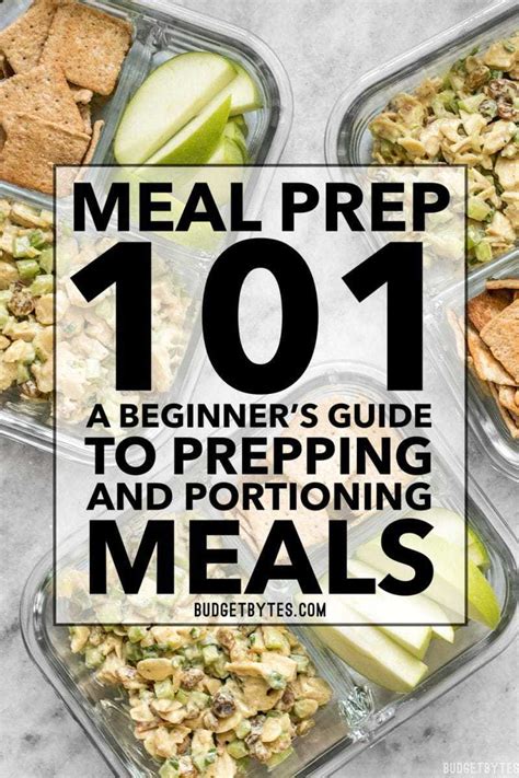 Meal Prep 101 A Beginners Guide To Meal Prepping Budget Bytes