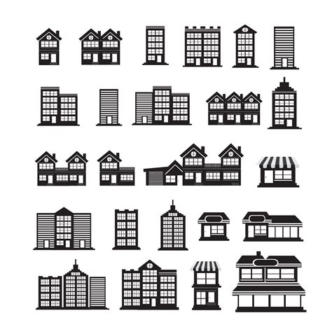 Commercial Building Icon Vector Art Icons And Graphics For Free Download