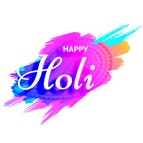 Creative Holi Design With Colors Splash Download Free Vector Art