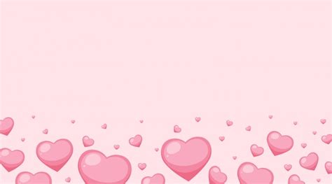 Tema De San Valent N Con Corazones De Color Rosa Sobre Fondo Rosa