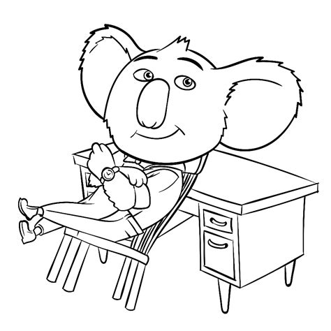 Click the download button to find out the full. Sing Movie Coloring Pages - Coloring Home