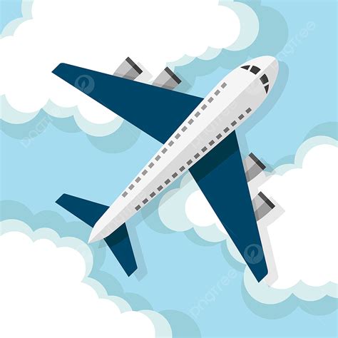 비행기 타고 구름 다이제스트 비행기 공기 Png 일러스트 및 벡터 에 대한 무료 다운로드 Pngtree