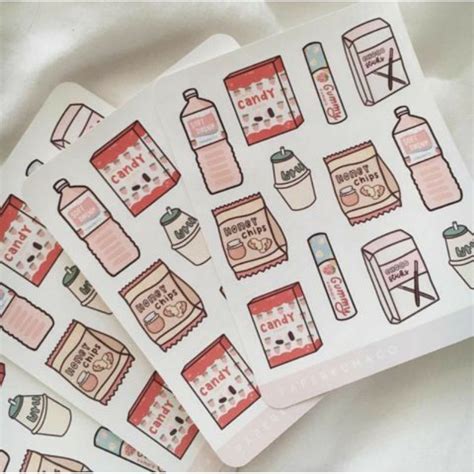 Jual Aesthetic And Cute Stickers Pack Shopee Indonesia