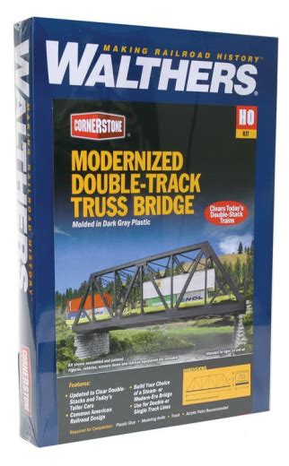 Walthers Cornerstone Ho Double Track Truss Bridge Kit