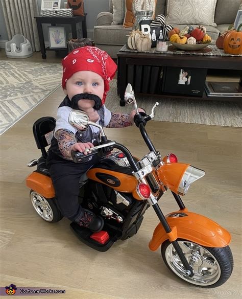 Biker Baby Costume