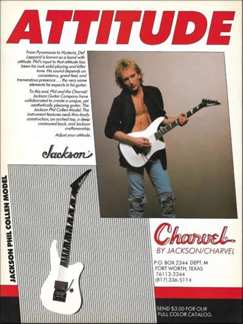 Def Leppard Phil Collen Signature Model Jackson Guitar 1990