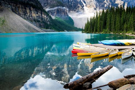 Moraine Lake Banff Nationalpark Kanada Jigsaw Puzzle In Großartige
