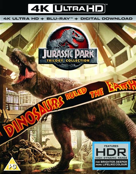 Jurassic Park 3 Film Collection 1 3 4k Ultra Hd 1993 Original Dvd Planet Store