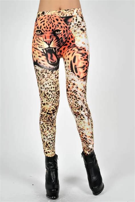 WYC5 Summer Style Women S Fashion Hot Easiness Tiger Legging Skinny