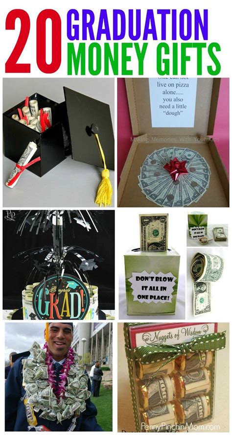 Struggling to find the best college graduation gifts for parents? More than 20 Creative Money Gift Ideas | Diy graduation ...