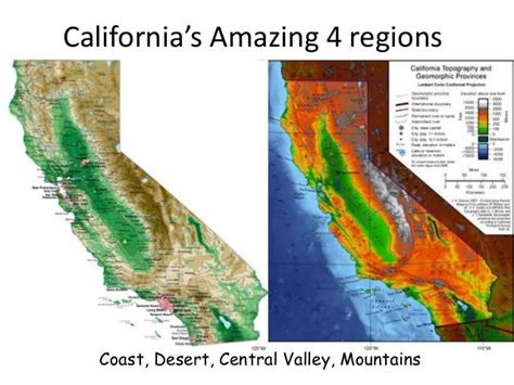 California 4 Regions Map Storm Kings Thunder Map
