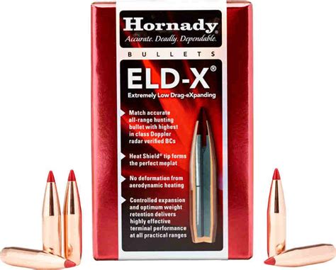 Hornady Eld X Bullets 25 Caliber 110 Grain Sample Pack
