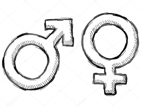 Hand Drawn Gender Symbols — Stock Vector © Kulyk 65530793