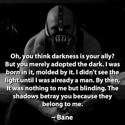 Best Bane Quotes Top Quotes From The Batman Character