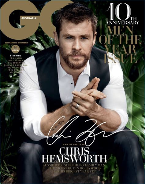 Chris Hemsworth Is Gq Australias 2016 Man Of The Year