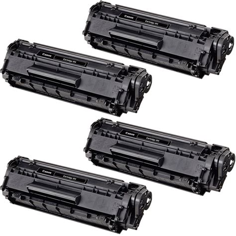 Compatible 4 Pack Canon 104 0263b001aa Black Laser Toner Cartridge
