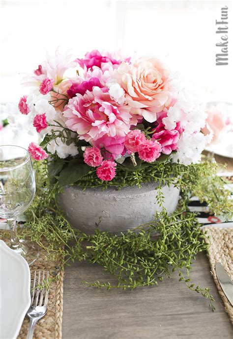 mother s day brunch floral centerpiece make it fun blog