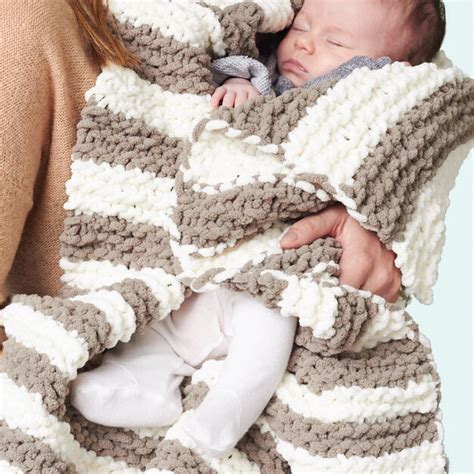 Bernat In A Wink Baby Blanket Yarnspirations