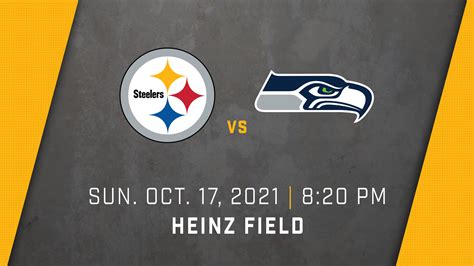 Pittsburgh Steelers vs. Seattle Seahawks - 2021 Regular Season ⋆ Heinz 