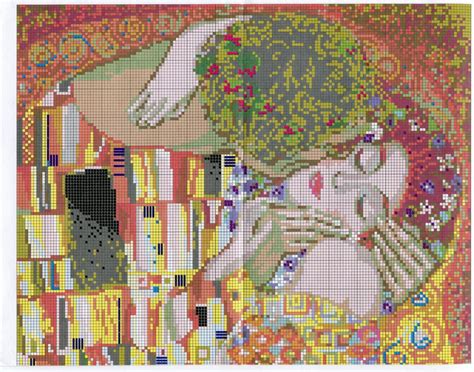 Check spelling or type a new query. Free Cross Stitch Pattern G.Klimt "The kiss" | DIY 100 Ideas