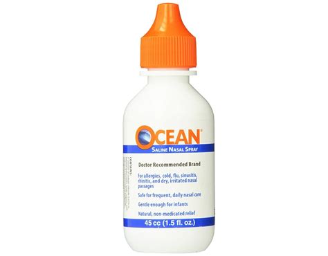 Ocean Saline Nasal Spray 15 Ounce