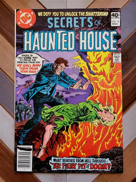 Secrets Of Haunted House 18 Fn Dc Comics 1979 Fiery Pit Of Doom