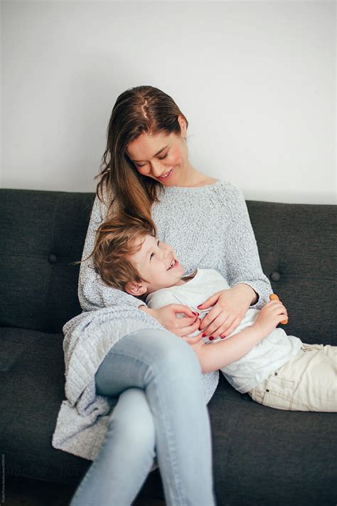 Mother And Son By Stocksy Contributor Studio Firma Stocksy