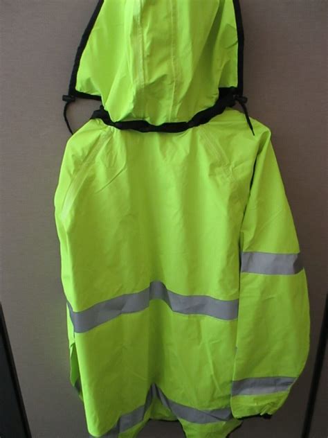 Spiewak S308vr Vizguard Short Reversible Heaty Duty Rain Jacket Size