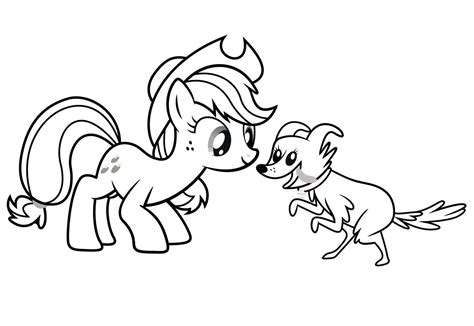 Applejack Coloring Coloring Pages