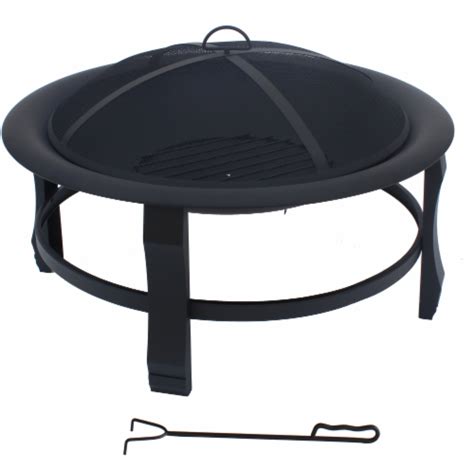 But it creates really high warm which can melt plastic sheets. Fred Meyer - HD Designs Outdoors® Steel Round Fire Pit ...
