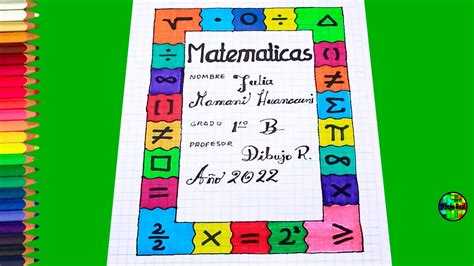 Caratulas De Matematicas Para Colegio Matemáticas Aprender Nunca